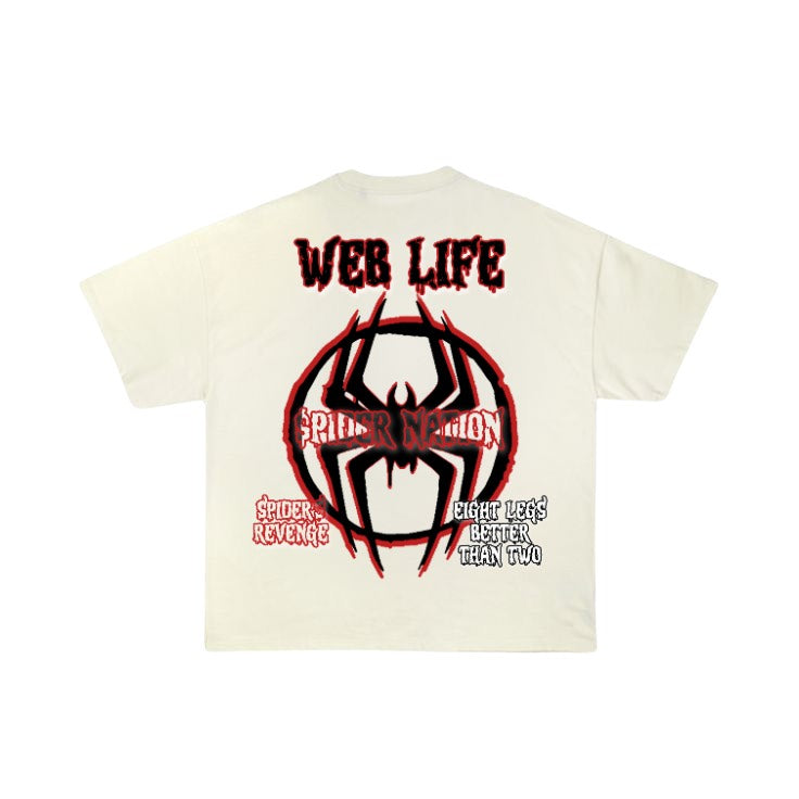 Off - White- Web Life X Rich Revenge Tee