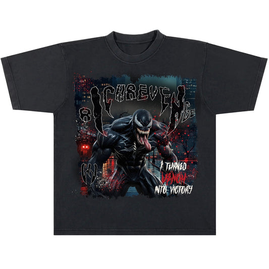 Web Life Venom Gray Tee